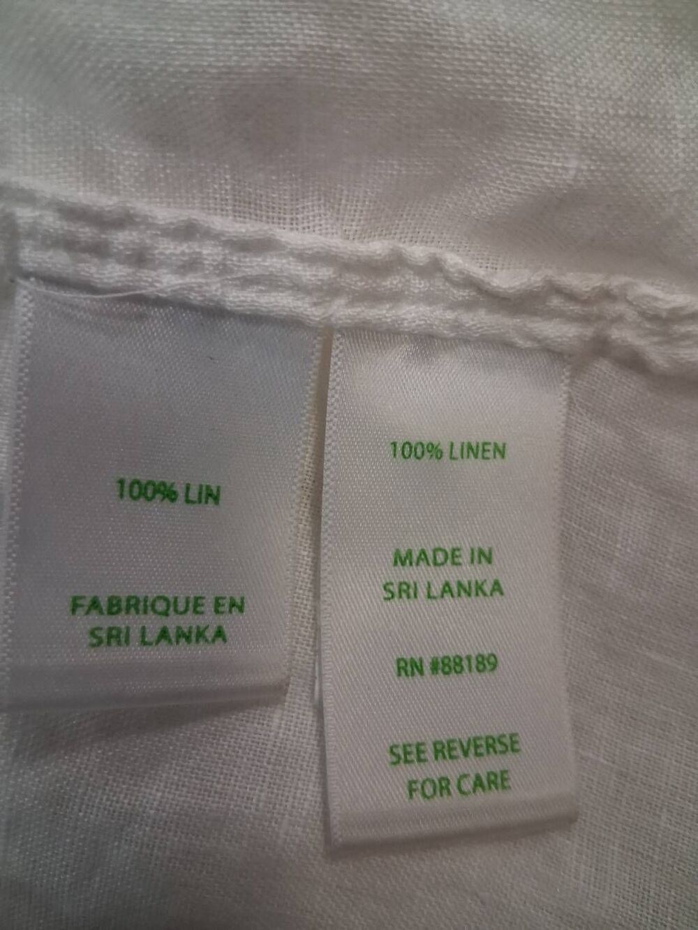 Lilly pulitzer womens xs 100% linen white shirt button down longsleeve euc - Picture 3 of 8